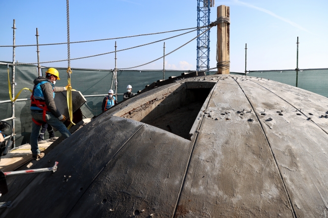 Fatih Köşkü 1500 tonluk yükten kurtuluyor